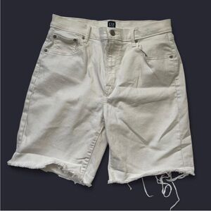 GAP Women's White Denim Shorts